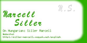 marcell siller business card